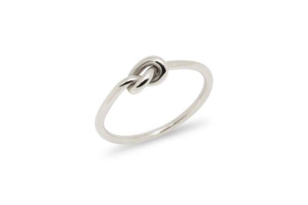 Knoten Ring aus 925 Sterlingsilber