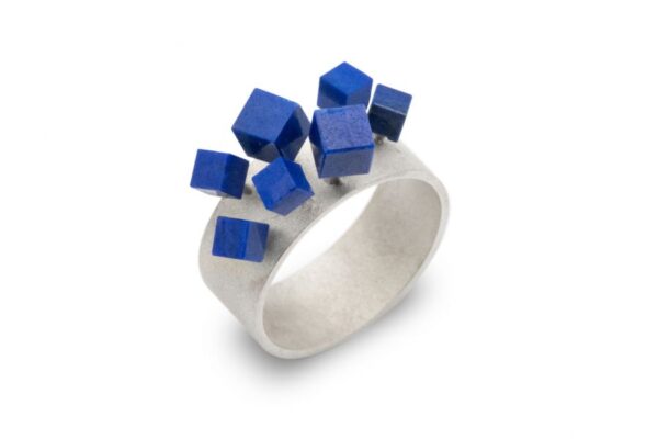 Silberring mit Lapis-Lazuli