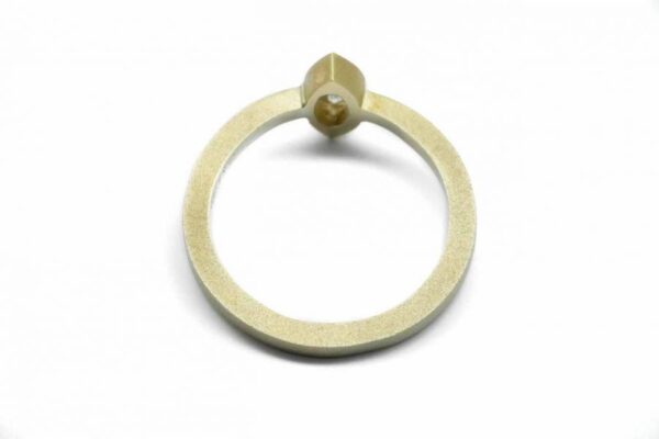 Gelbgold Ring mit Navette Diamanten – Bild 3