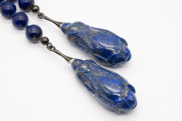 Offene Lapis Lazuli Kette – Bild 3