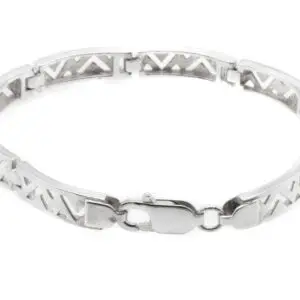 Armband mit Muster aus 925 Silber